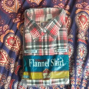 American Edition Red and Black Flannel Shirt